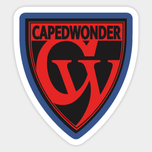 CapedWonder logo 10 Sticker